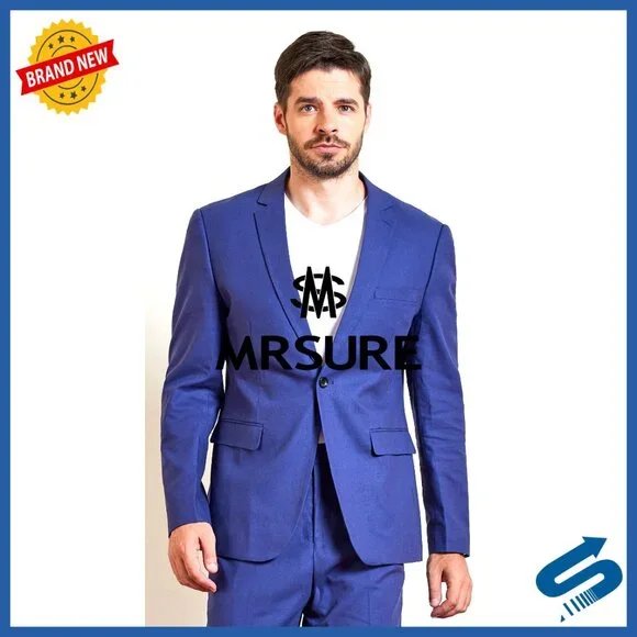 Men's Slim Fit Blazer Lightweight Sport Coat Business Casual Jacket